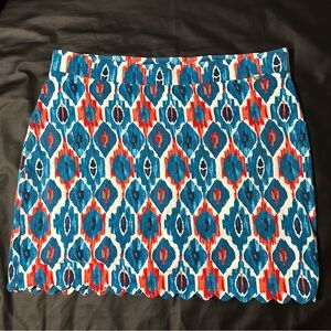Jones New York Patterned Skort